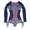 Delphine Longsleeve Hawaiian-Cut Springsuit (L)